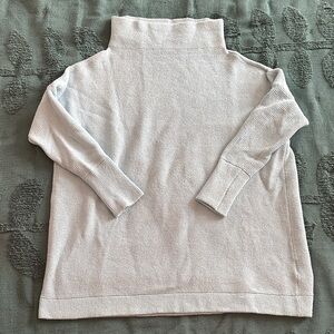 Free People baby blue ottoman slouchy tunic sweater xs